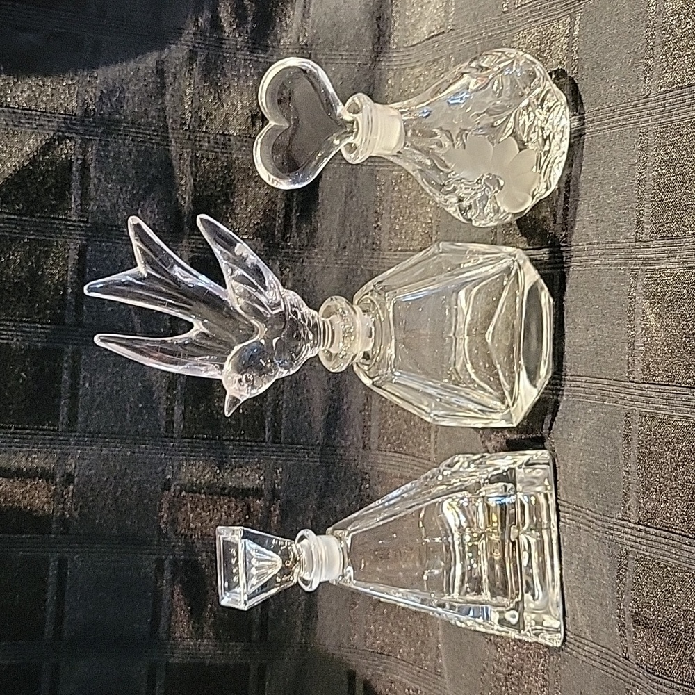 Beautiful perfume bottles